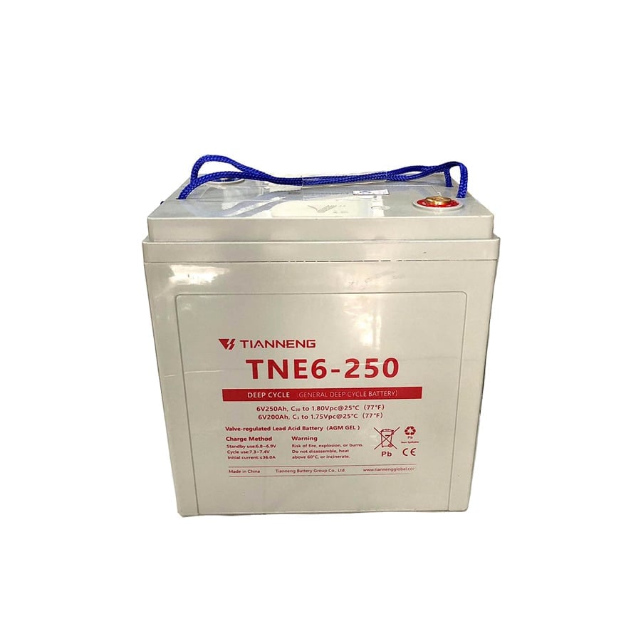 Ắc Quy Thiên Năng Tianneng TNE6-250 (6V - 250Ah), ắc quy dùng cho xe điện, xe golf, xe chà sàn