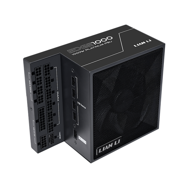 Ảnh minh họa Nguồn máy tính LianLi EDGE 1000W Platinum V2 (PSULLEG1000P.BH00.EU) | Kèm HUB, Đen 2