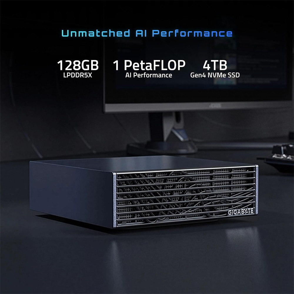 Ảnh minh họa Máy tính Mini PC AI Gigabyte TOP ATOM ATAGB10-9003 (GB10 ARM V9.2-A, GB10 Grace Blackwell Graphics) 1