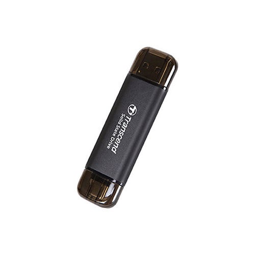 Ảnh minh họa Ổ cứng SSD Transcend 512Gb TS512GESD310C (Type-C và USB3.2/ 1050Mb/s/ 950Mb/s/ Đen) 1
