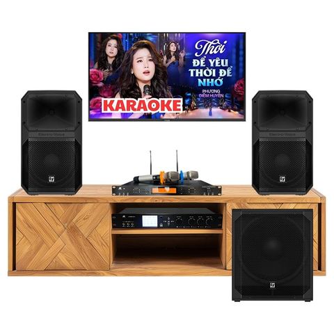 Dàn karaoke gia đình KGD93 (Electro voice Eviva 12P)