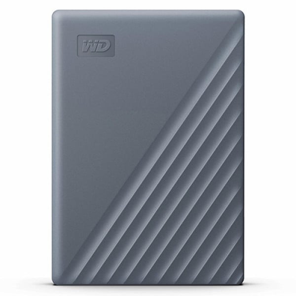 Ổ cứng di động WD My Passport 2.5 inch 4TB | WDBRMD0040BGY | WESN USB TypeC | Silicon Grey