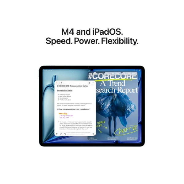 Ảnh minh họa iPad Air M4 11 inch Wifi 256GB Blue MH364ZA/A (M4/ Ram 12GB/ 256GB/ 11 inch/ iPad OS/ 1Y/ Xanh) 2