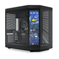  Thùng máy Hyte Y70 Touch Infinite - Đen | Kèm sẵn Cable Riser PCIe 4.0 