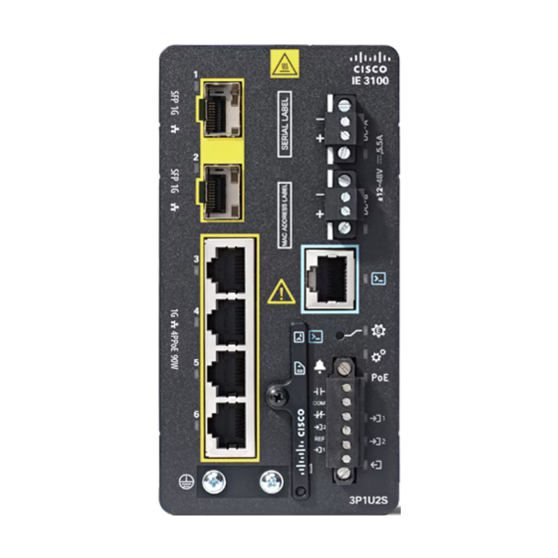 IE-3100-3P1U2S Catalyst IE3100 Rugged Series, 8 GE PoE/PoE+ and 2 GE SFP ports
