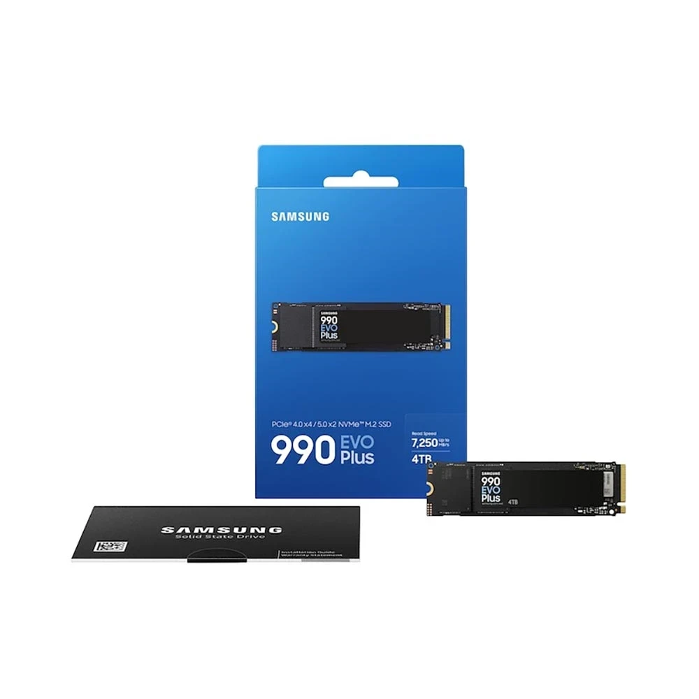 Ảnh minh họa SSD NVME SAMSUNG 990 EVO PLUS 4TB ( ĐỌC 7250MB/S - GHI 6300MB/S) PCIE NVME 4.0X4 (MZ-V9S4T0BW) 2