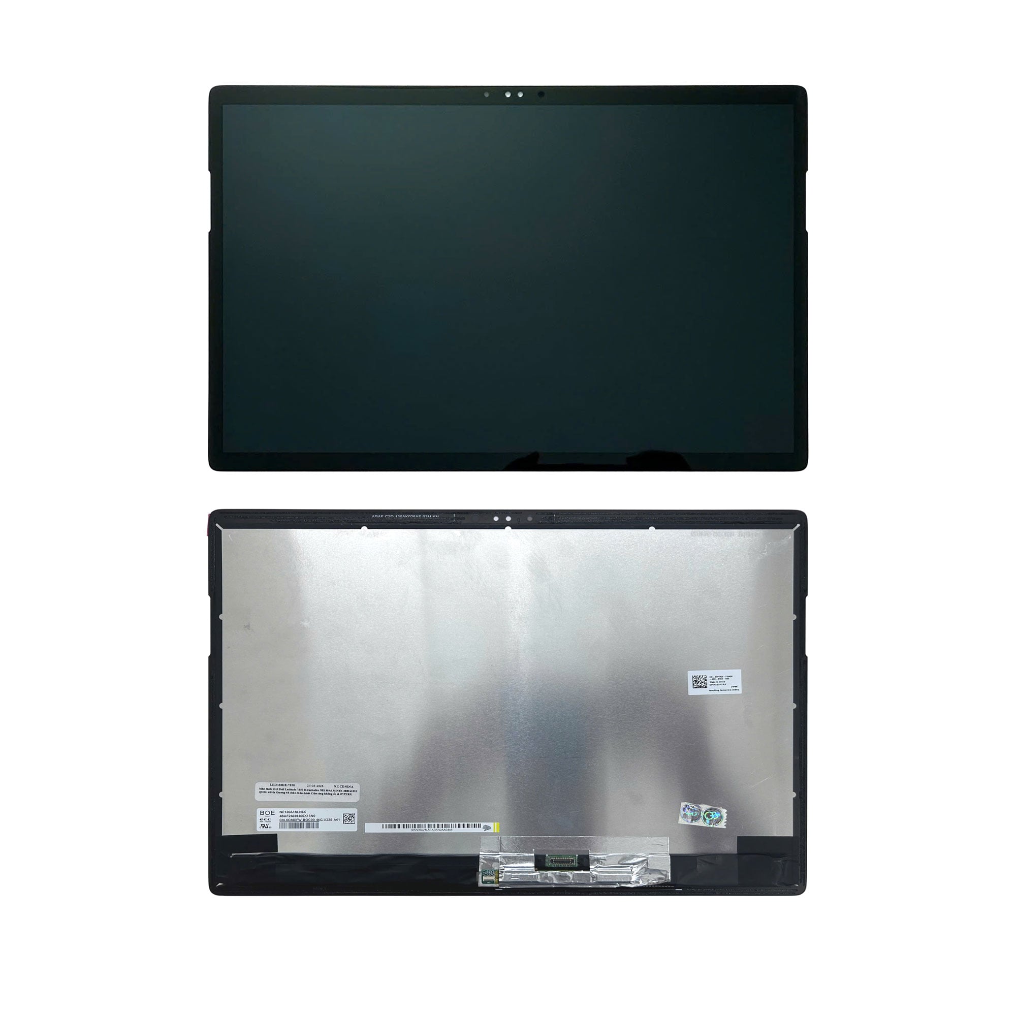 Ảnh minh họa Màn hình 13.3 Dell Latitude 7350 Detachable NE130A1M-N6X 2880x1920 QHD+ 60Hz Gương 46 chân Kèm kính Cảm ứng không ốc & 07PTRX 0JRR2Y (ORG +) 2