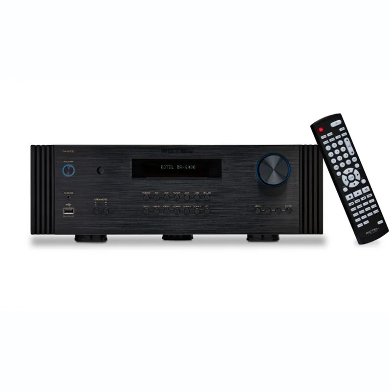 Ảnh minh họa Amply Rotel RA6000, 350 W/kênh, Class A B, DAC, Coaxial, Optical, RCA, XLR, USB, Bluetooth aptX HD 1