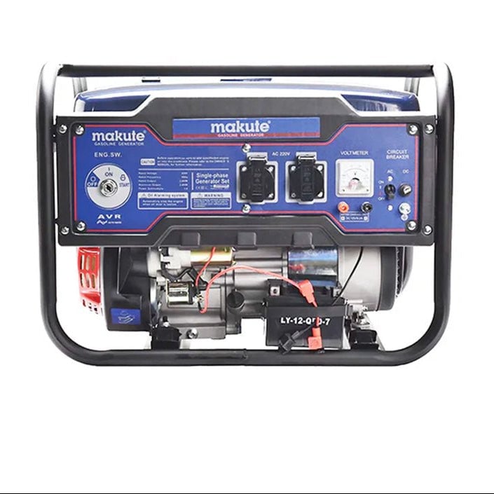 Máy phát điện xăng di động Makute 4000A 2.6kW – Khởi động bằng khóa điện dự phòng cho gia đình và ngoài trời