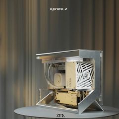  XTIA Xproto-Z MATX Open Frame Silver 
