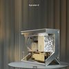 XTIA Xproto-Z MATX Open Frame Silver