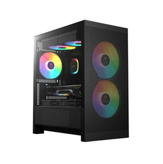  Vỏ Case Gamdias AURA GC15M ARGB Black Micro-ATX 