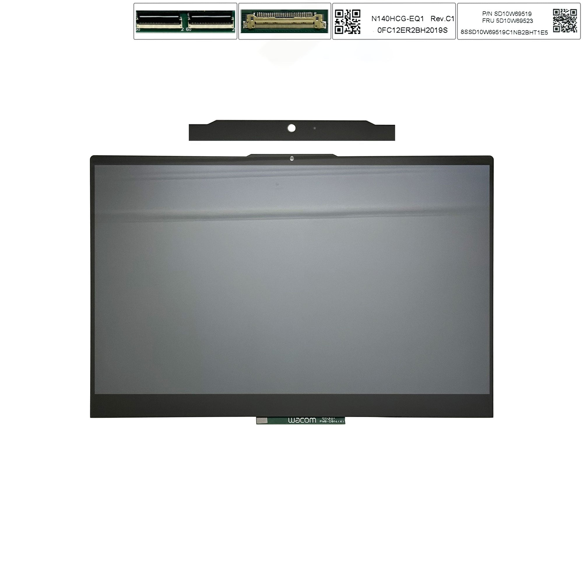 Màn hình 14 inch Lenovo ThinkBook 14S Yoga ITL N140HCG-EQ1 FHD 1920x1080 60Hz Gương 30 chân Cảm ứng kèm bảng mạch & ThinkBook 14s Yoga G2 IAP 5D10S39826 (ORG +)