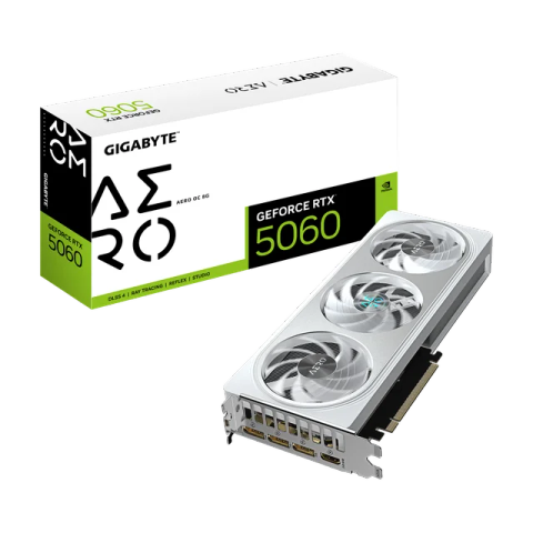 Card màn hình Gigabyte RTX 5060 AERO OC-8GD (GV-N5060AERO OC-8GD)
