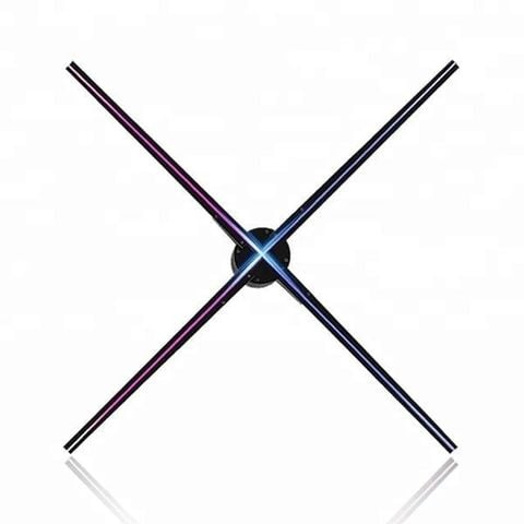 Quạt đèn LED 3D Hologram, quạt ba chiều Aturos Z3H có có Cloud và Holowall, 65cm, độ phân giải 1600x960dpi, full HD 960 pcs LED