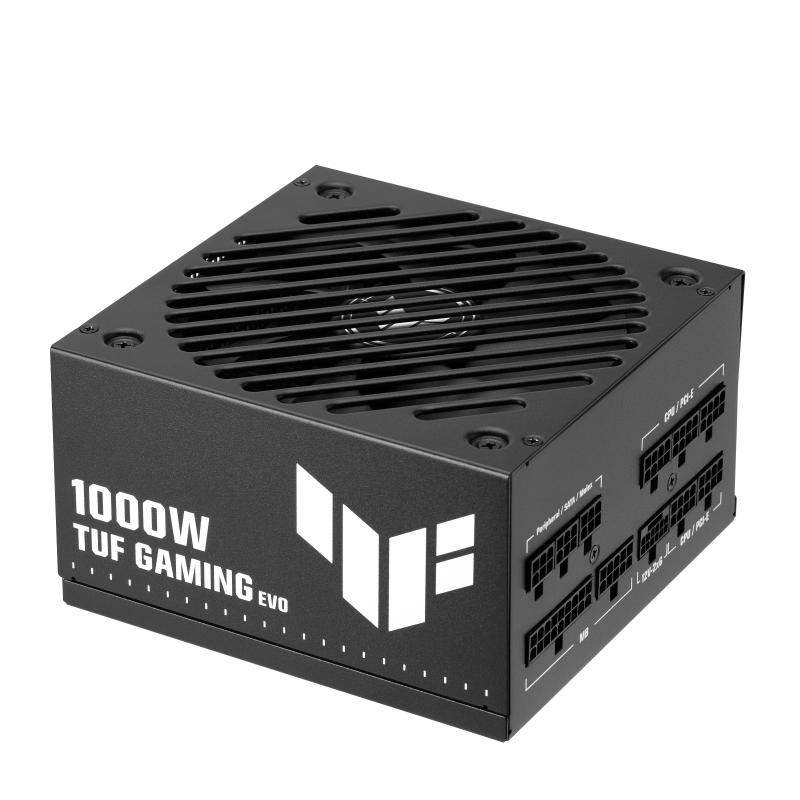 Nguồn ASUS TUF GAMING 1000G EVO (1000W, ATX 3.1, PCIe 5.0, 80 Plus Gold, Full Modular, 8 năm bảo hành)