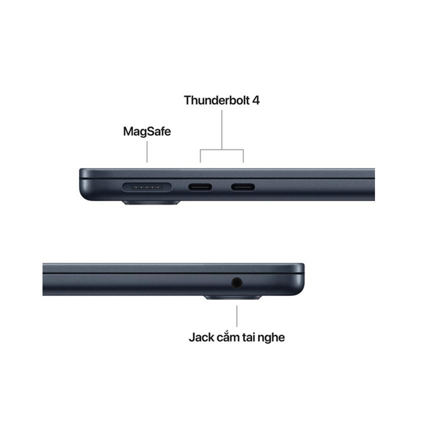 Ảnh minh họa Laptop Apple Macbook Air M5 Z1L6 (Apple M5/10 core CPU/10 core GPU/24GB RAM/512GB SSD/13.6 inch/Mac OS/Midnight) 1