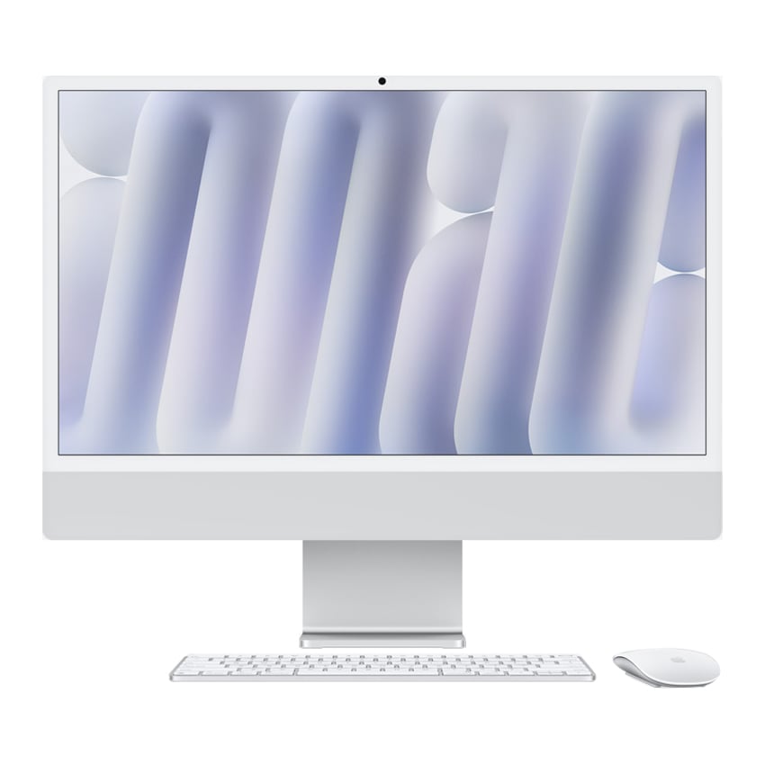 PC Apple iMac M4 (10 core CPU/10 core GPU/32GB RAM/2TB SSD/24 inch 4.5K/Silver) (Z1K100047)
