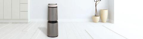 Máy lọc không khí LG 360 độ Alpha 2 tầng AS10GDBY0 Vàng Be