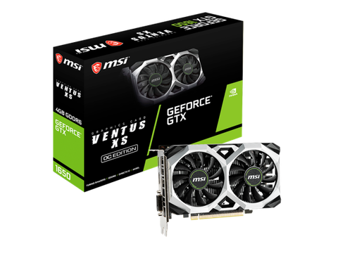 Card màn hình MSI GeForce GTX 1650 Ventus XS 4GB OC V1 D6