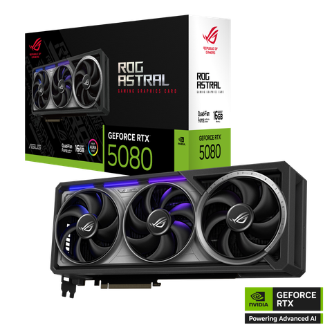 Card màn hình ASUS ROG Astral GeForce RTX 5080 16GB GDDR7 (ROG-ASTRAL-RTX5080-16G-GAMING)