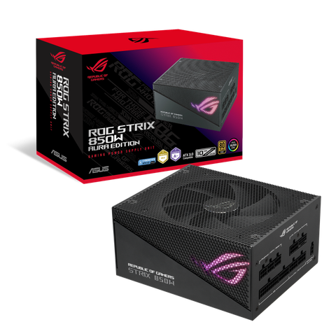 ROG STRIX 850W Gold Aura Edition – PSU ATX 3.0 RGB cao cấp
