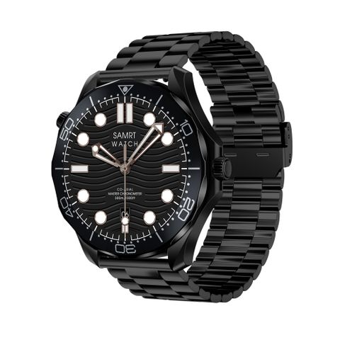 Huadai HD35 Black Metal – Smartwatch Màn 1.52″, Pin 400mAh