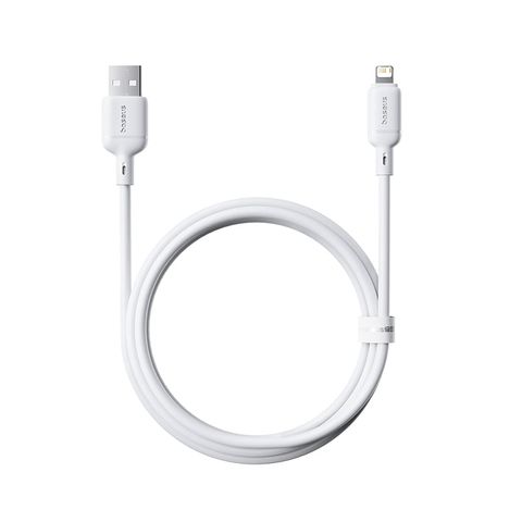 Cáp Sạc Baseus Silky USB to Lightning 2.4A | Silicone Siêu Mềm & Chống Rối