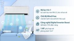  Máy lạnh Samsung Wind-Free Inverter 1 HP AR10CYECAWKNSV 