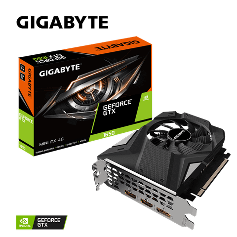 Card màn hình GIGABYTE GeForce GTX 1650 Mini ITX 4G (GV-N1650IX-4GD)