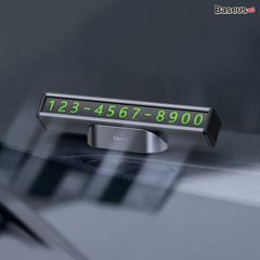  Bảng Số Điện Thoại Dạ Quang Baseus Square Bar Temporary Parking Number Plate 