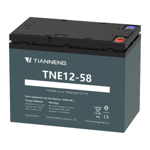 Ắc Quy Thiên Năng Tianneng TNE12-58, ắc quy dùng cho xe ba bánh điện