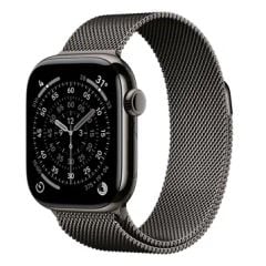  Apple Watch Series 11 46 mm Titan Đen – Viền & dây thép tối màu cao cấp 