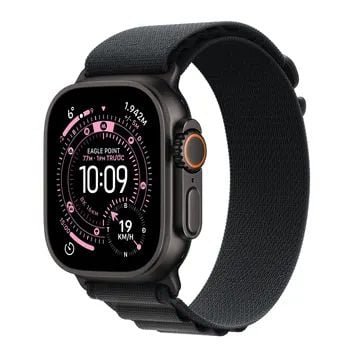 Apple Watch Ultra 3 49mm 5G viền titan dây Alpine đen – mạnh mẽ, đa năng