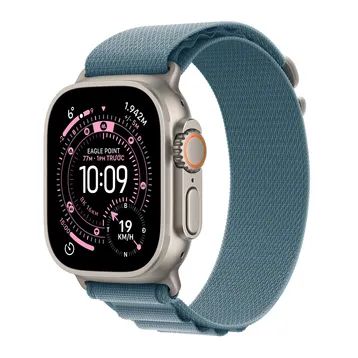 Apple Watch Ultra 3 49mm 5G viền titan dây Alpine xanh – thể thao, bền bỉ