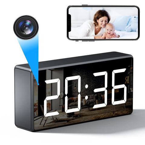 Camera ngụy trang đồng hồ để bàn wifi quay đêm T21