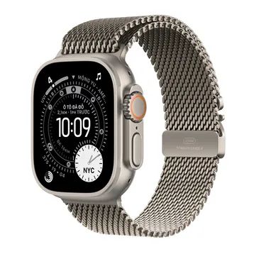 Apple Watch Ultra 3 49mm 5G viền titan dây thép tự nhiên – sang trọng, đẳng cấp