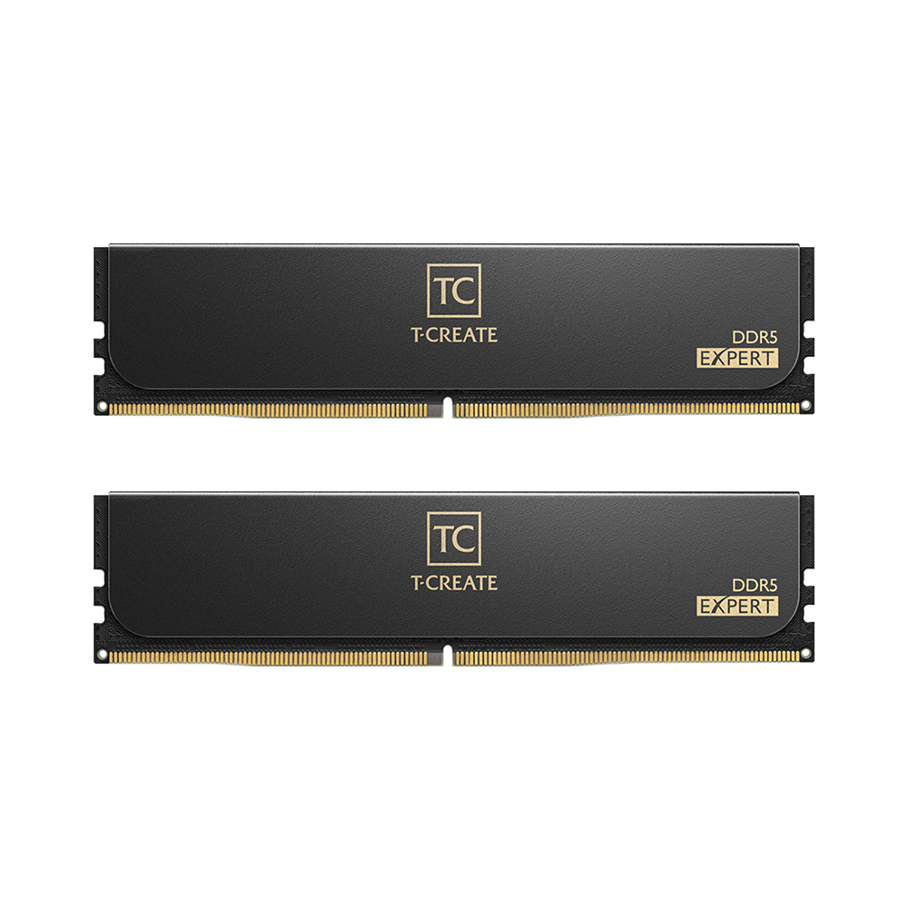 Ảnh minh họa RAM PC EXPO/XMP TeamGroup T-Create EXPERT 128GB (64x2) 6400MHz DDR5 | 1.25V, CL42-52-52-102 (CTCED5128G6400HC42CDC01) 1