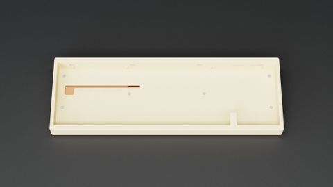 Bàn phím cơ Krush65 - Cream (E-coat)