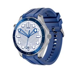  Huadai HD35 Blue Silicone – Smartwatch 1.52″ Theo Dõi Sức Khỏe 