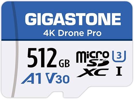 Thẻ Nhớ Gigastone 512GB Micro SD 4K Drone Pro 100MB/s