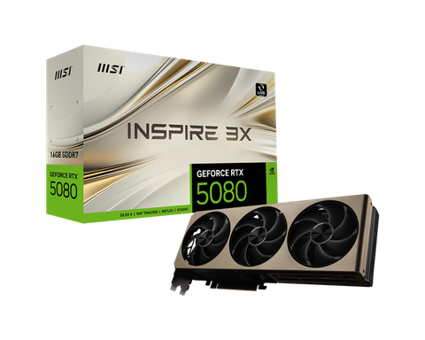 Card màn hình MSI GeForce RTX 5080 16G INSPIRE 3X OC