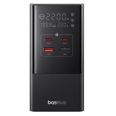 Bộ Sạc Nhanh Baseus PowerCombo Tower Digital PowerStrip
