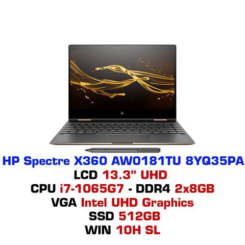 Laptop HP Spectre X360 AW0181TU 8YQ35PA