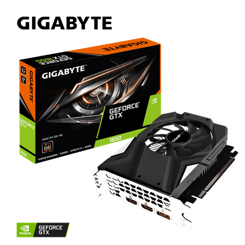 Card màn hình GIGABYTE GeForce GTX 1650 Mini ITX OC 4G (GV-N1650IXOC-4GD)
