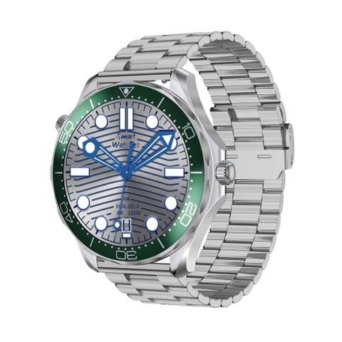 Huadai HD35 Deep Green Metal – Smartwatch 1.52″ Theo Dõi Sức Khỏe