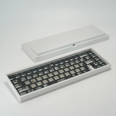 Bakeneko65 Keyboard - Pearl White