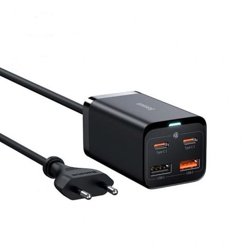 Bộ Sạc Nhanh PowerStrip Baseus GaN3 Pro Desktop Fast Charger 4 in 1 65W/100W