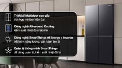  Tủ lạnh Samsung Inverter 648 lít Multi Door RF59C766FB1/SV 