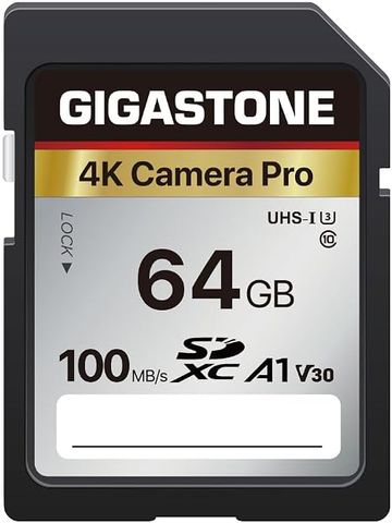 Thẻ Nhớ SD Gigastone 64GB 4K Pro UHS-I A1 V30 155MB/s